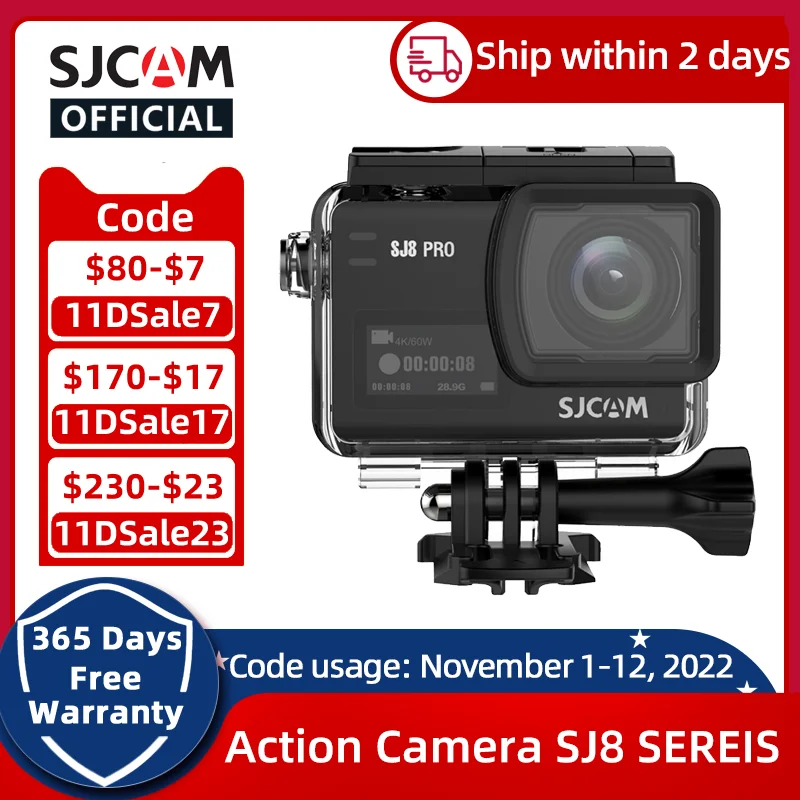 Najtaniej SJCAM SJ8 SERIES, Kamera Akcji, SJ8Air, SJ8 Plus, SJ8 Pro, Kamera Sportowa, SJ8 Air 1290P, SJ8 PRO 4K 60FPS, WIFI, Pilot Zdalnego Sterowania, Wodoodporny, Sportowy DV