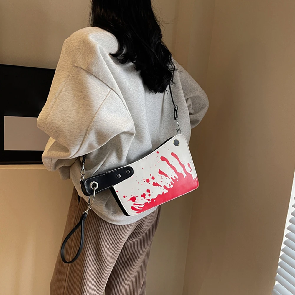 Женская сумка через плечо из искусственной кожи кровавый ранец с регулируемым