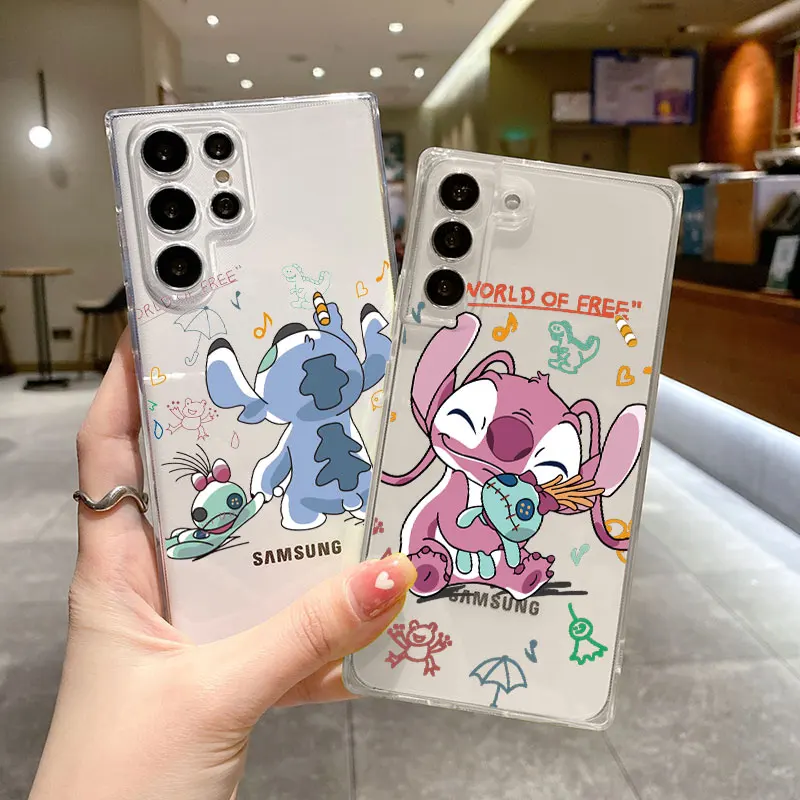 

Прозрачные мягкие милые Мультяшные чехлы для телефонов Samsung Galaxy Note 20 Ultra 10 Plus 8 9 Note20 Note20Ultra Note10 +