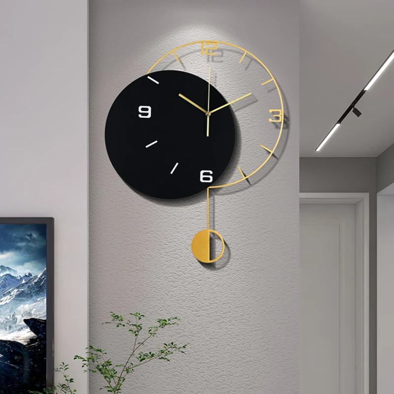 

Creative Silent Wall Clock Modern Living Room Art Simple Large Luxury Quartz Clock Mechanism Office reloj pared Home Decoration