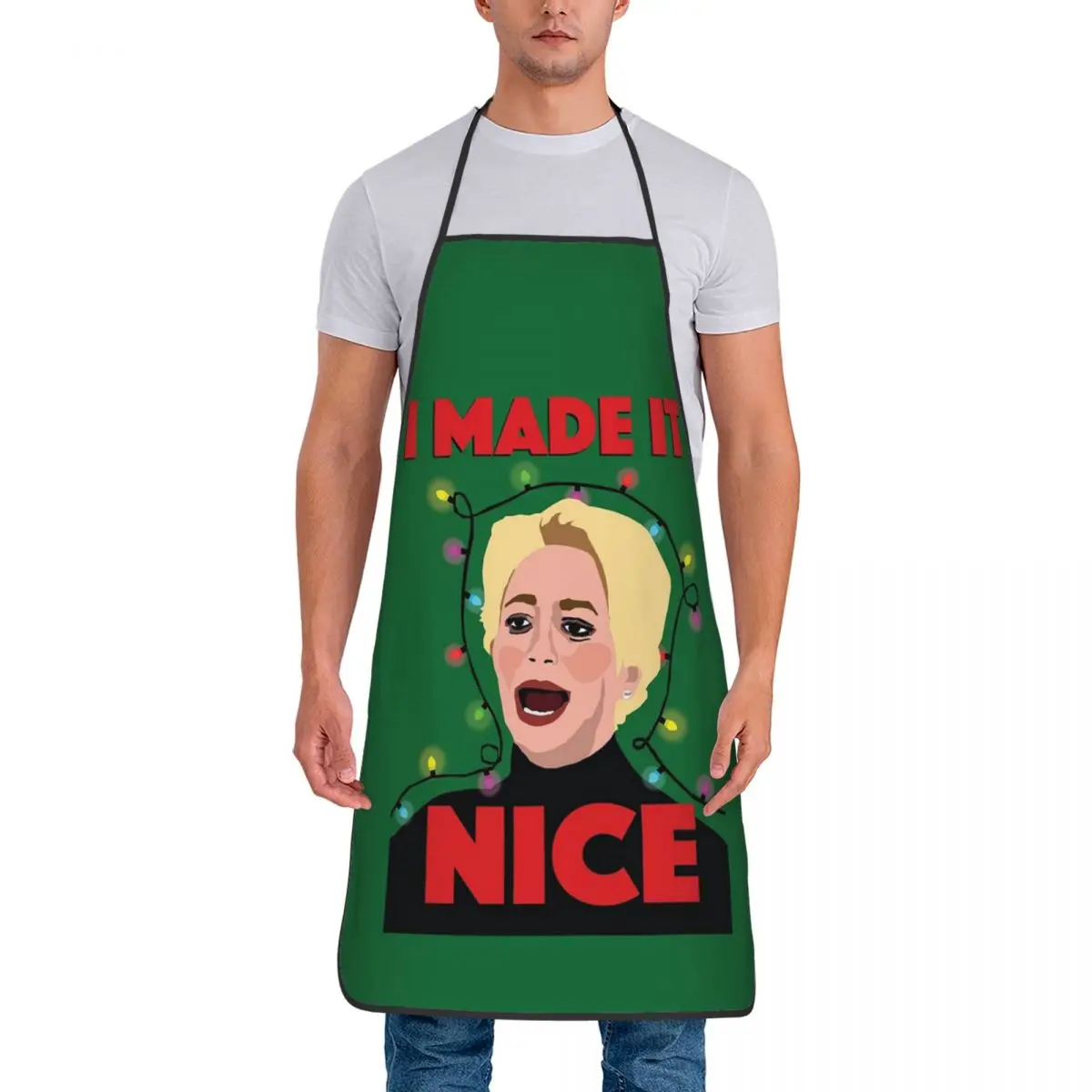 Dorinda Medley I Made It Nice Rhony Рождественский фартук для шеф-повара Кулинария Столик