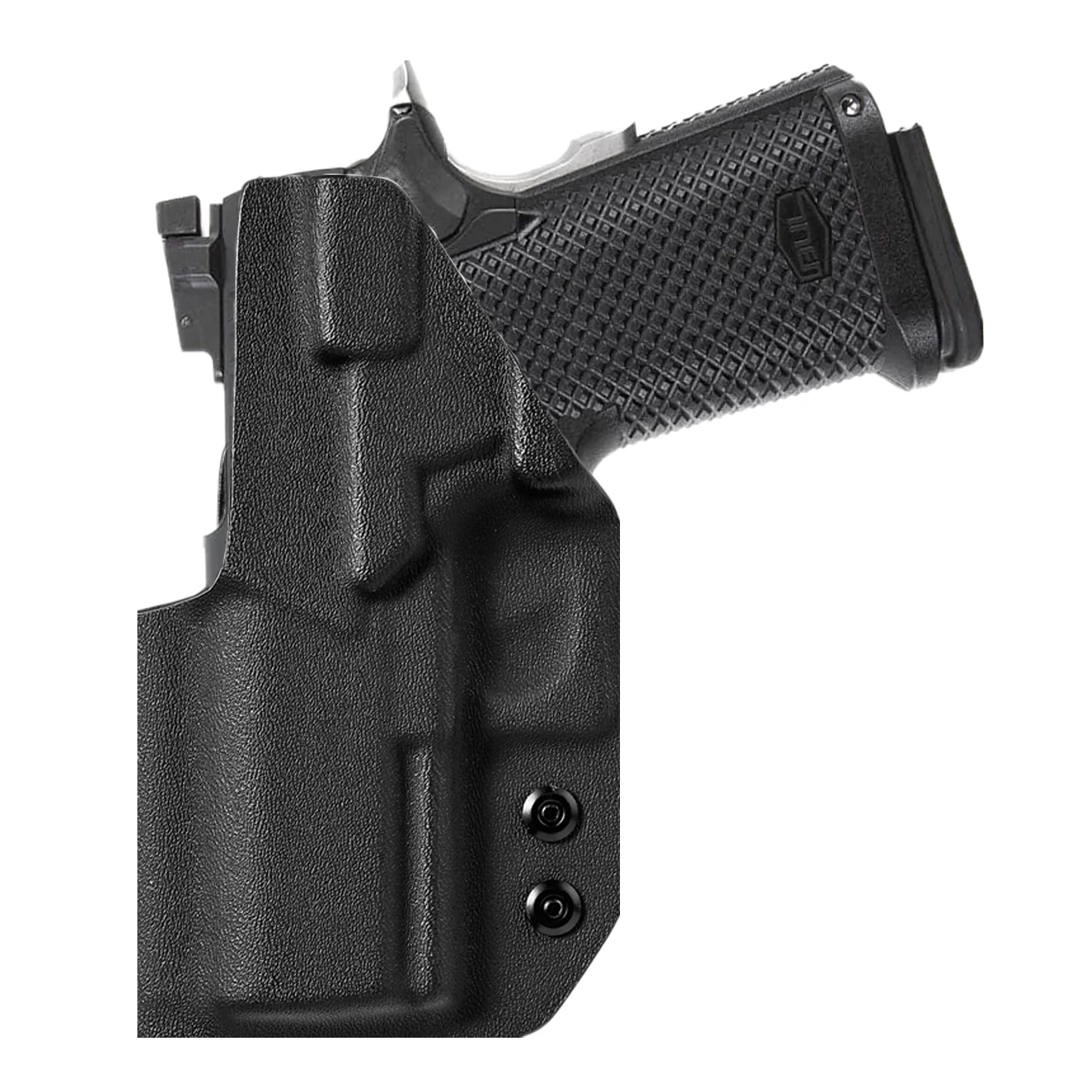 Фото Кобура Kydex для скрытого ношения внутри пояса с комплектом комфортных поролоновых вставок для Bul Armory Sas ii 2 ultralight 3.25 Red Dot Cut IWB №2