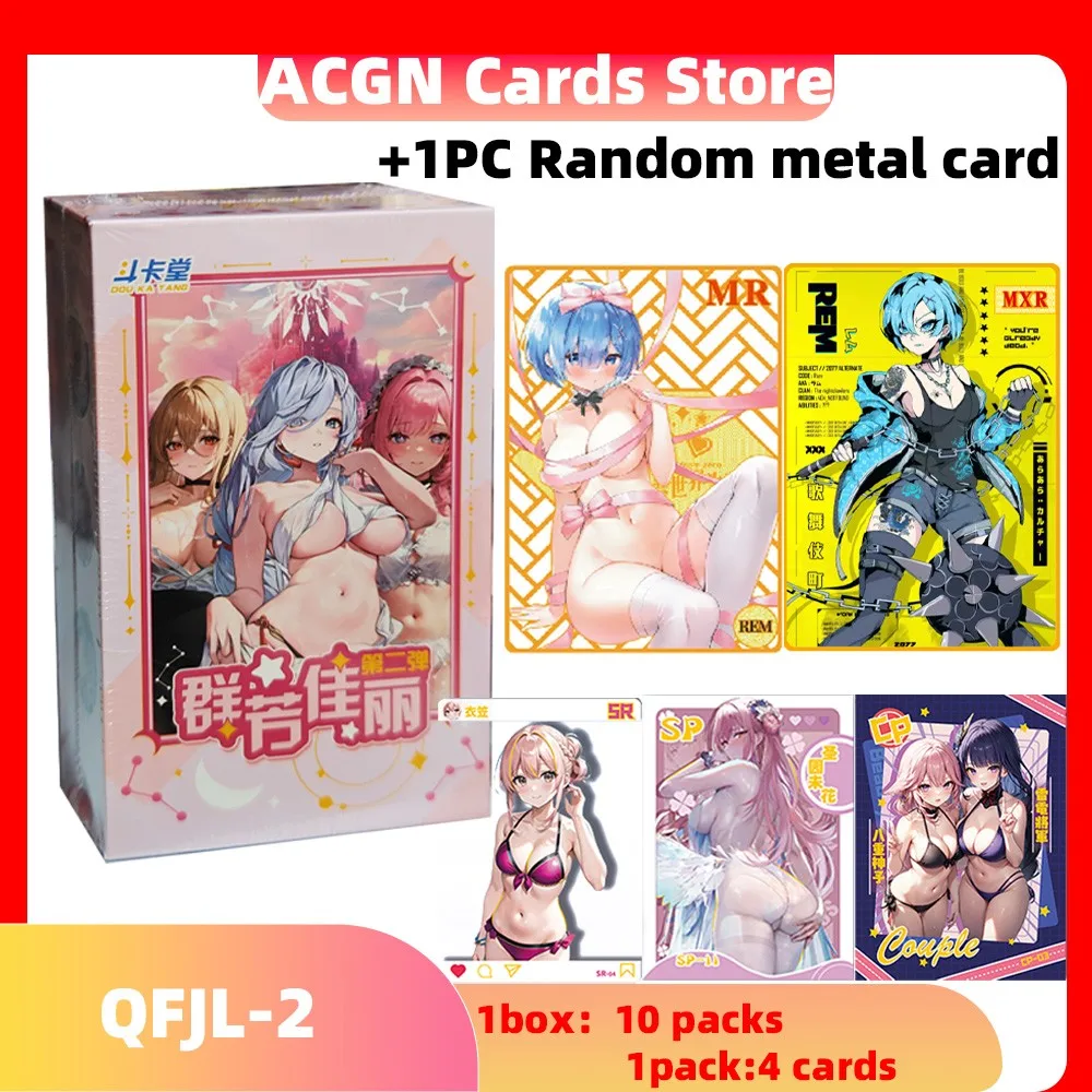 Goddess Story Collection Cards A Group Of Beautiful Women 2 Booster Box Swimsuit Bikini Feast Doujin Toys And Hobbies Gift