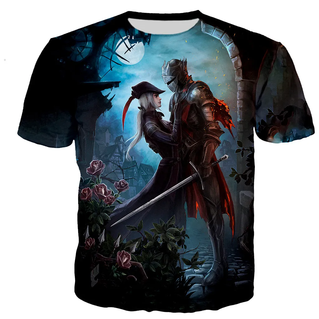 Модная уличная одежда женская футболка с принтом в виде крови Марии Летние