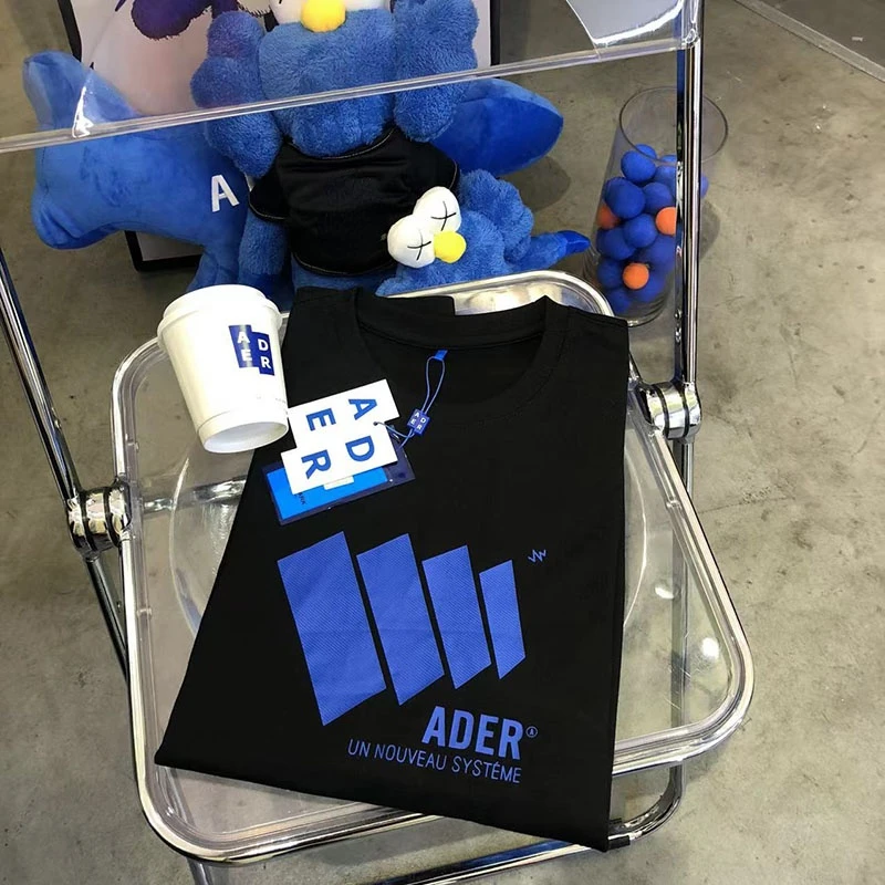 

Парная футболка Adererror с квадратным вырезом для мужчин и женщин, топ с круглым вырезом и коротким рукавом 1:1