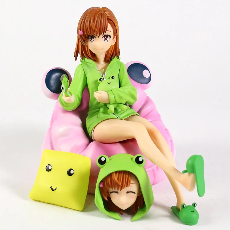 

Mikoto Misaka определенный научный рельсовый пистолет T Geko с толстым покрытием Ver. Декоративная статуэтка модели Коллекционная фигурка игрушка