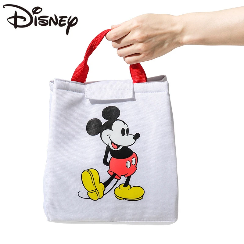

Новая милая сумка для завтрака Disney с Микки и Минни, вместительная изолированная сумка из алюминиевой фольги для пикника, Женская водонепрон...