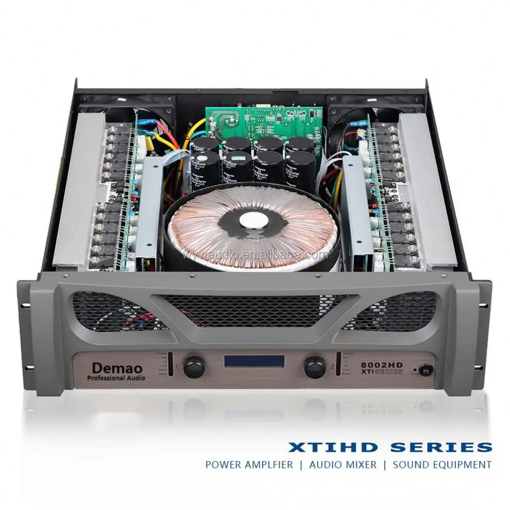 Усилитель мощности аудио 1U 2/4 каналов