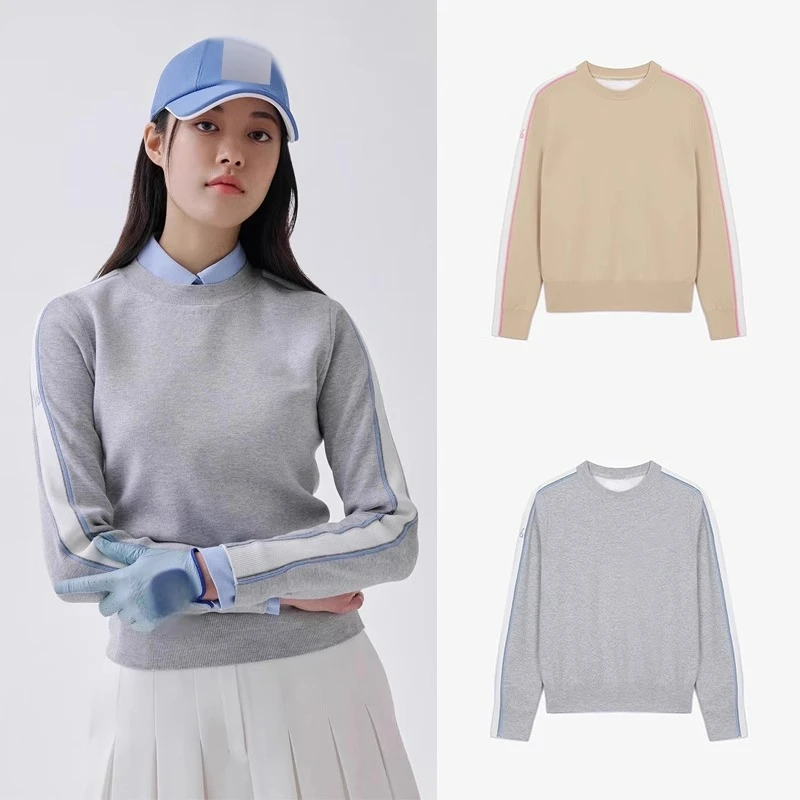 24 осенняя новая одежда для гольфа женская трикотажная футболка с длинными