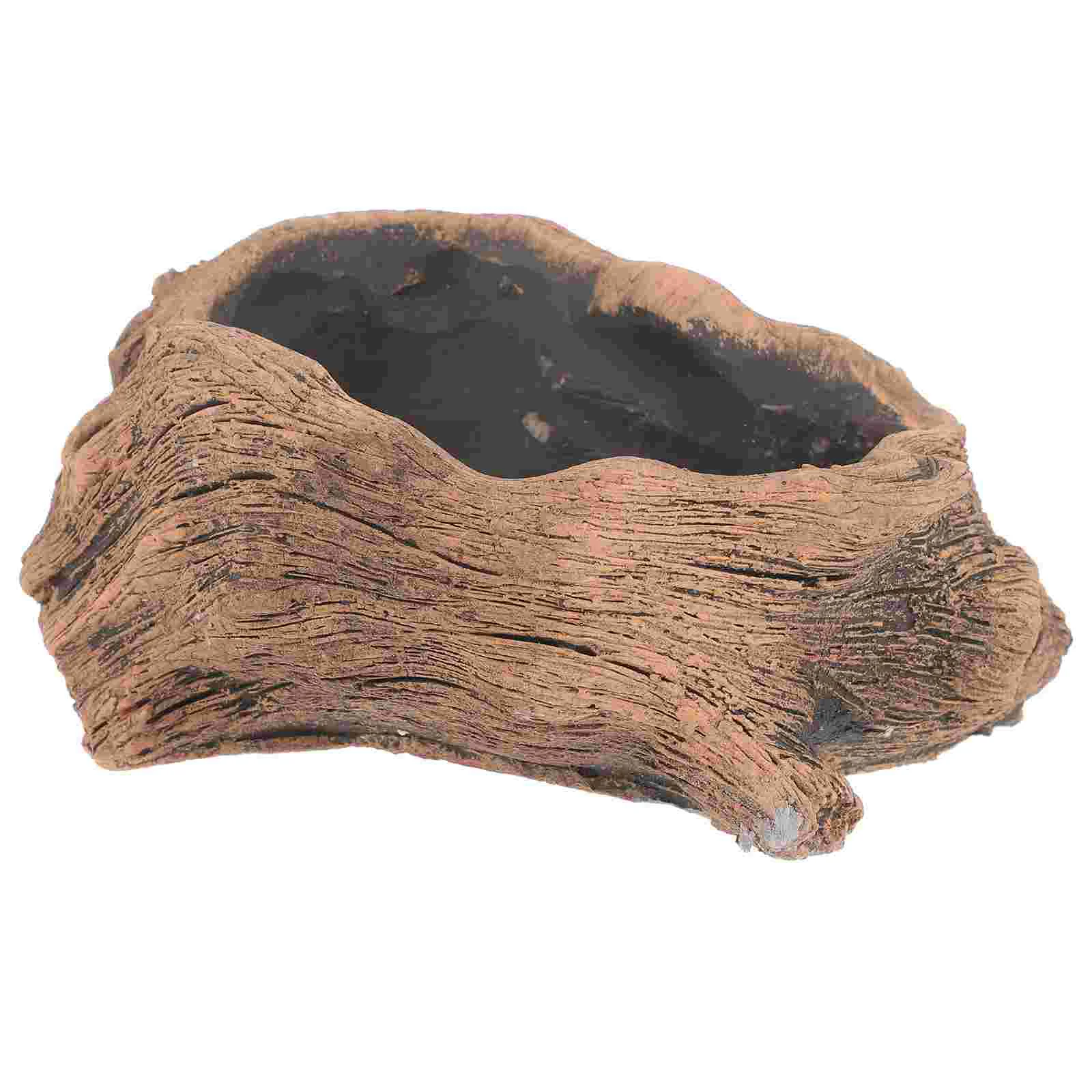 

Flower Pots Vintage Planting Indoor Tree Stump Imitation Wood Planter Cement Garden