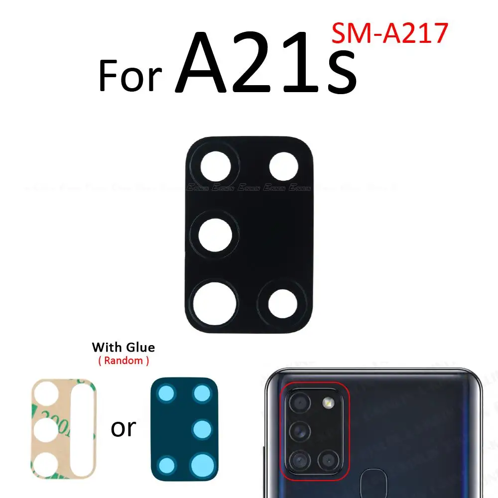 Объектив задней камеры с клеевой наклейкой для Samsung Galaxy A10s A20s A30s A50s A70s A02s A03s A21s A52s 5G