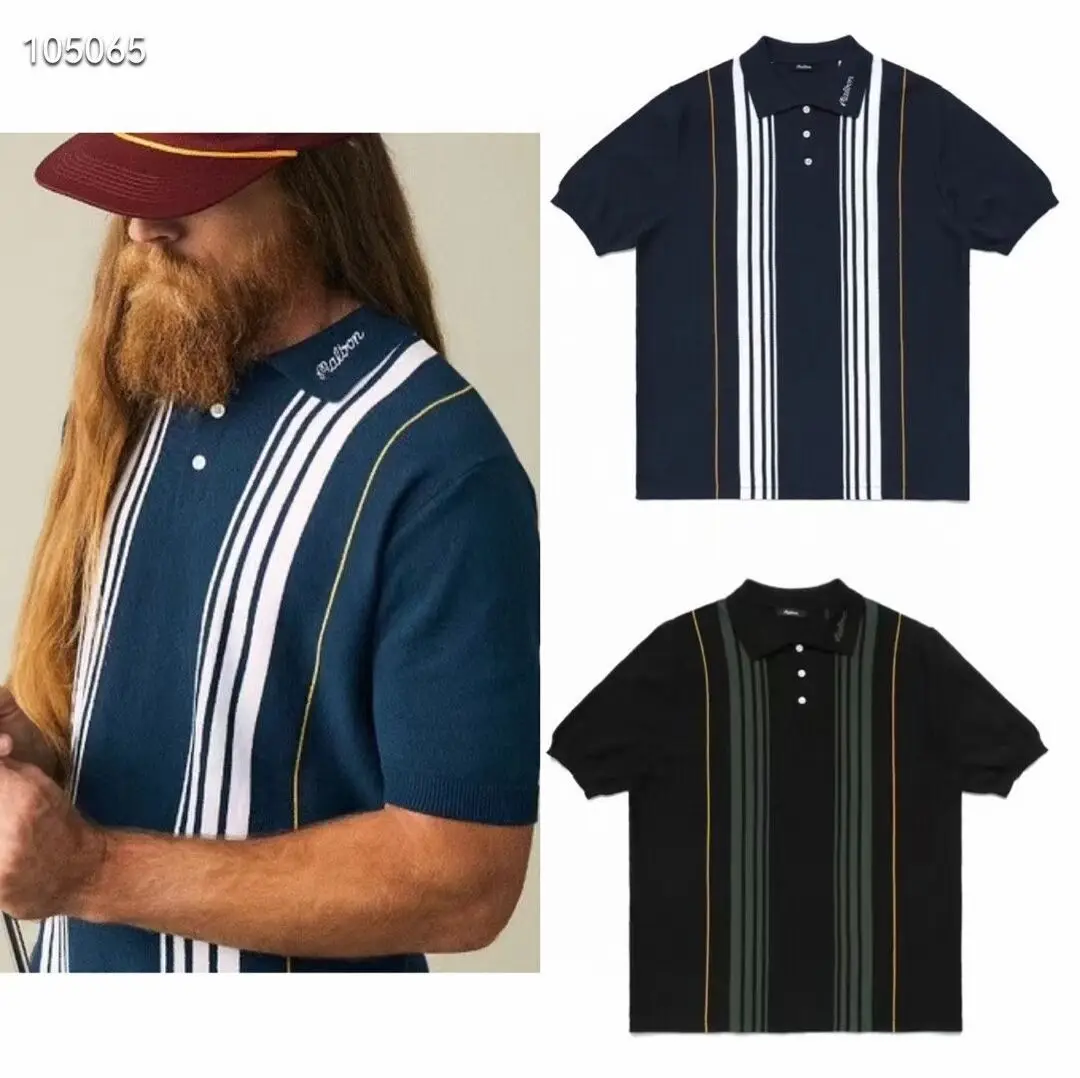 

Одежда для гольфа мужская повседневная футболка с отложным воротником с коротким рукавом свитер тонкая футболка для гольфа