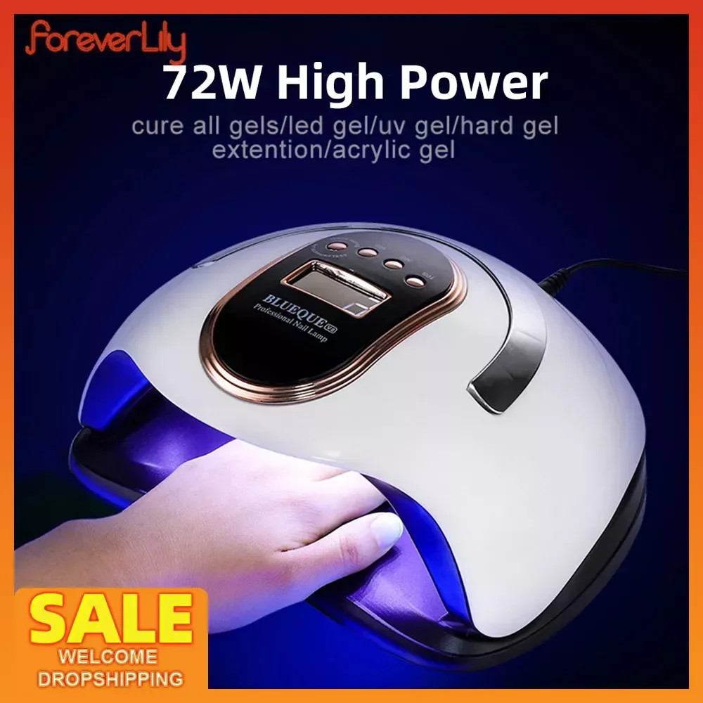 

NEW2023 36LEDs UV Nail Gel Dryer Lamp Infared Intelligent Nail Curing Lamp Fast Drying Acrylic Nail Gel Polish Manicure Machine
