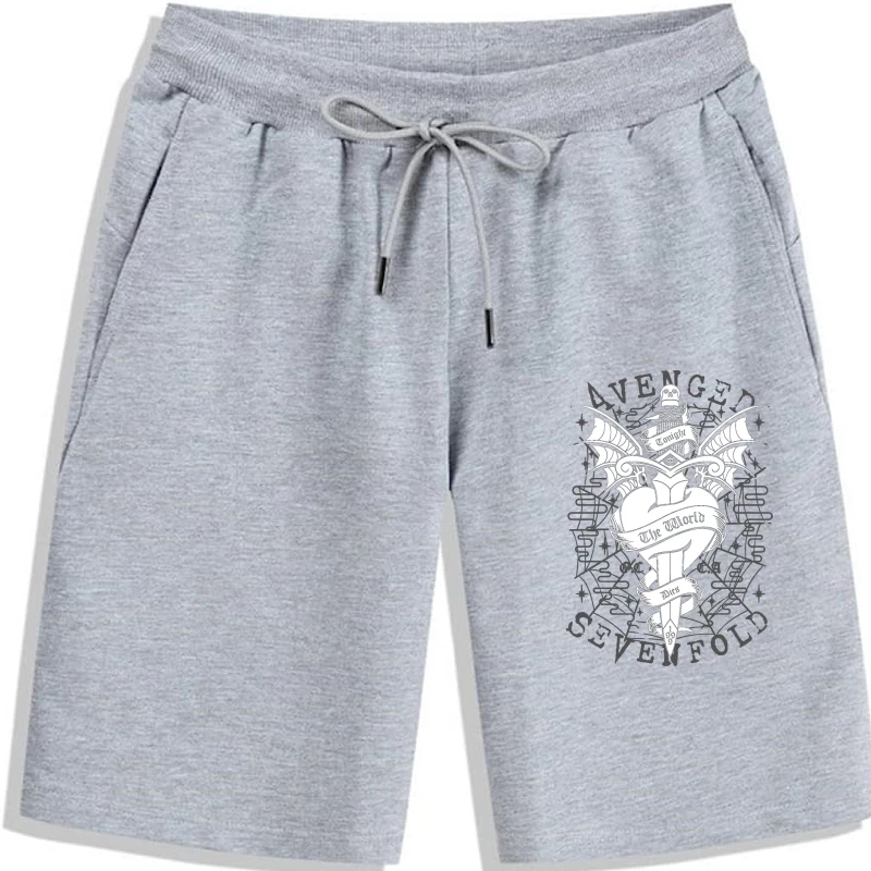 

Avenged Sevenfold Cloak And Daggers Shorts A7X Band Seventh Trumpet Design Men's Shorts High Quality Soft shorts for men