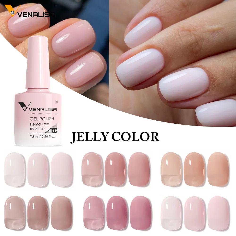 Фото VENALISA VIP5 Роскошный гель-лак 7,5 мл HEMA Free и TPO Free Formula Высокоглянцевый полуперманентный гель Soak Off UV LED для ногтей №3