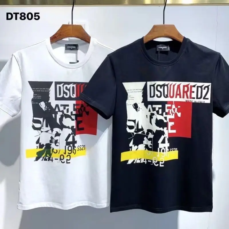 

DSQUARED2 хлопковая футболка с коротким рукавом DT805