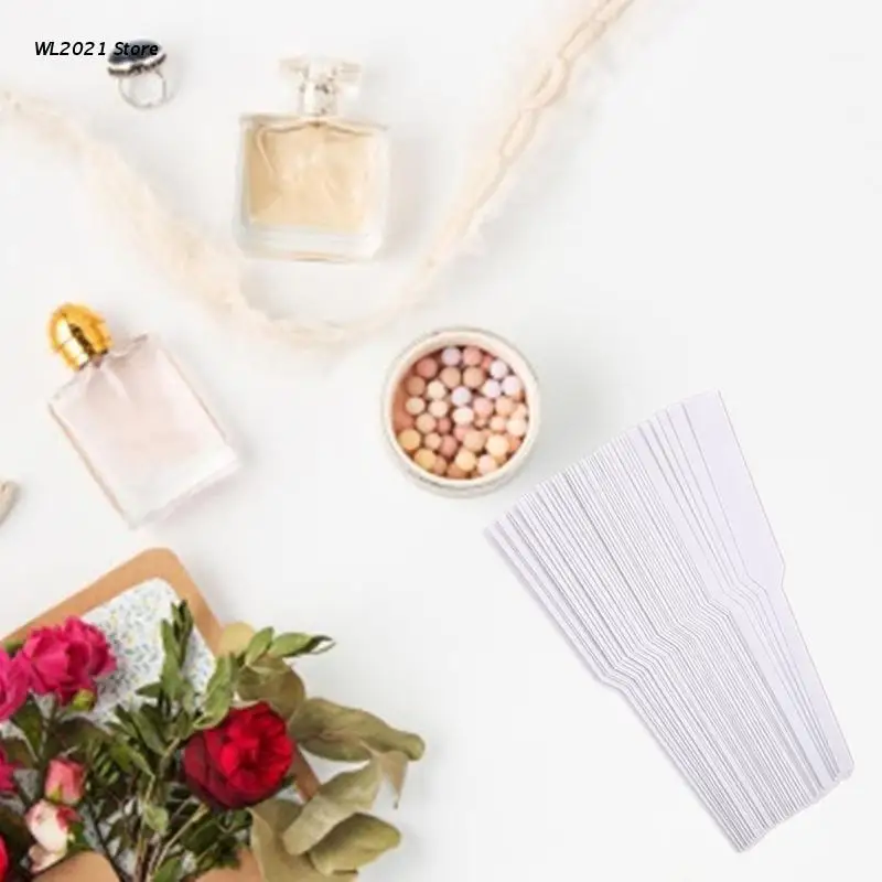 

Disposable Perfume Test Strips 100pcs/set White Perfume Blotter Essential Oils Paper for Aromatherapy Testing Fragrance Scents