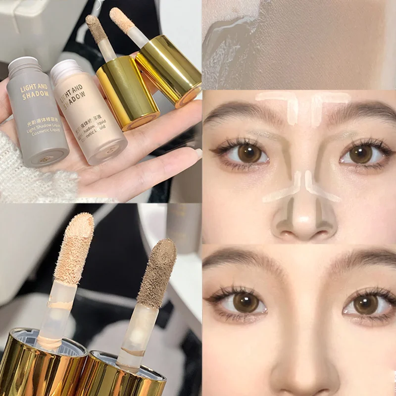 

Matte Liquid Light Contour Stick Lasting High-gloss Nose Shadow Brightening Foundation Bronzer Highlighter Cream Makeup Cosmetic