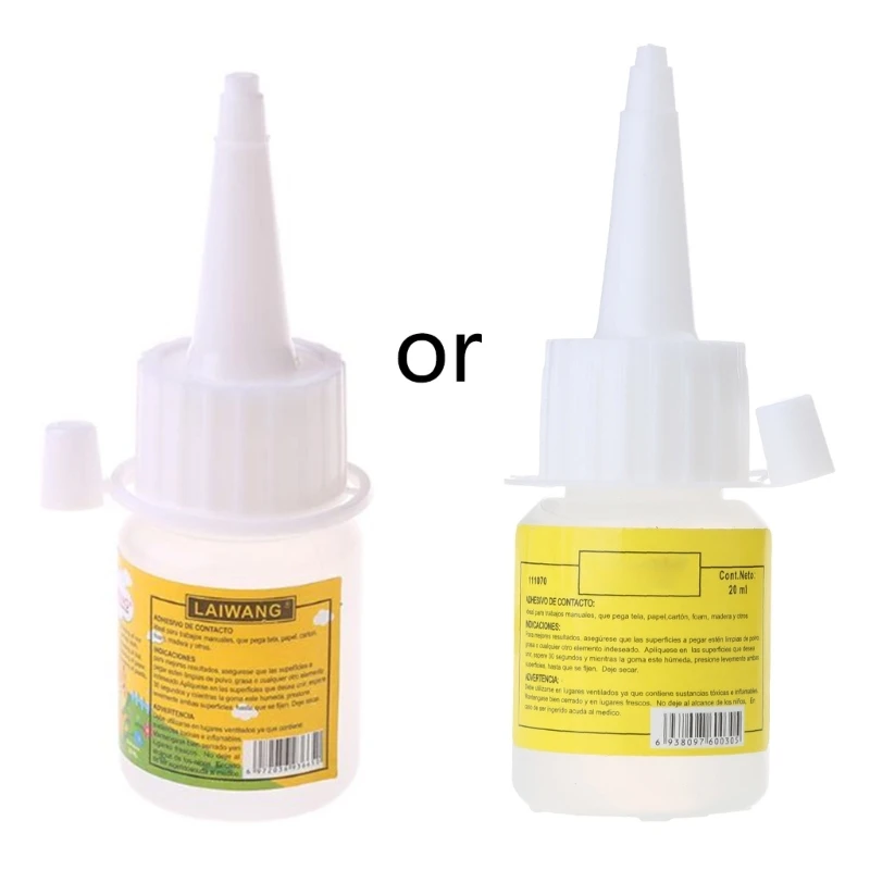 

20/50/100ml Liquid Glue Adhesive Textile Fabric Stationery Scrapbooking D5QC