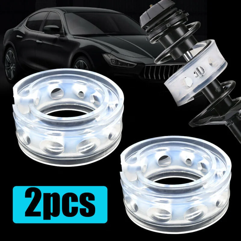 

2x Car Type-B White Car Rubber Shock Absorber Spring Bumper Buffer Power Cushion