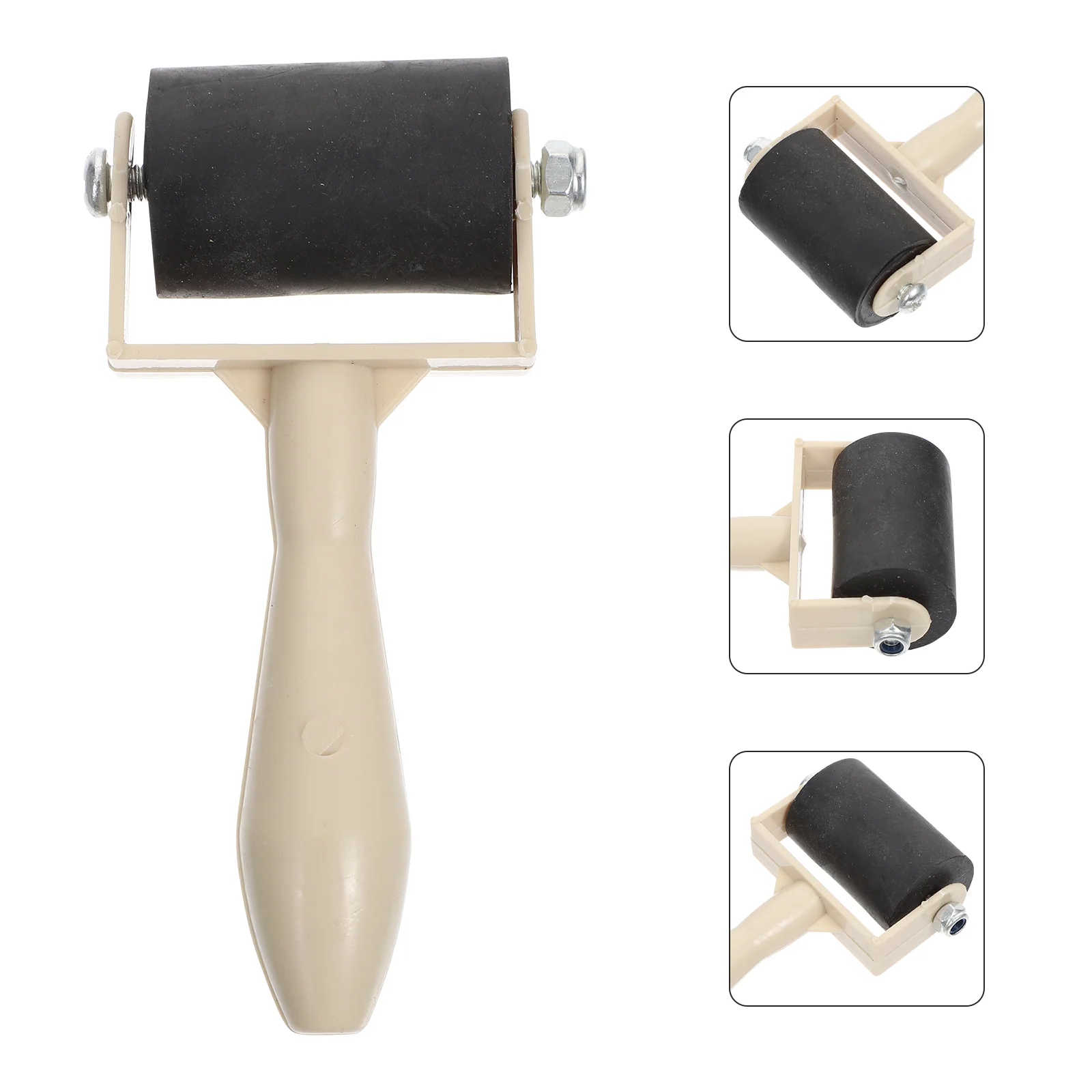 

5 Pcs Printmaking Rubber Brayer Roller Glue Roller Ink Applicator Printmaking Roller