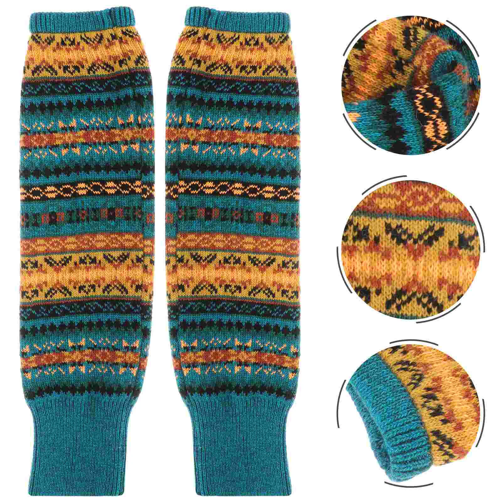 

Leg Stocking Cover Socks Winter Women Sock Warmers Warm Warmer Knit Knee Over Multifunction Thickened Foot Stylish Clothes