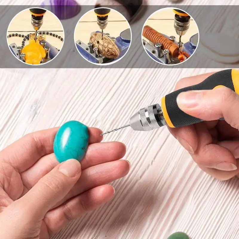 Маленькая спиральная дрель небольшие вращающиеся инструменты набор ручных