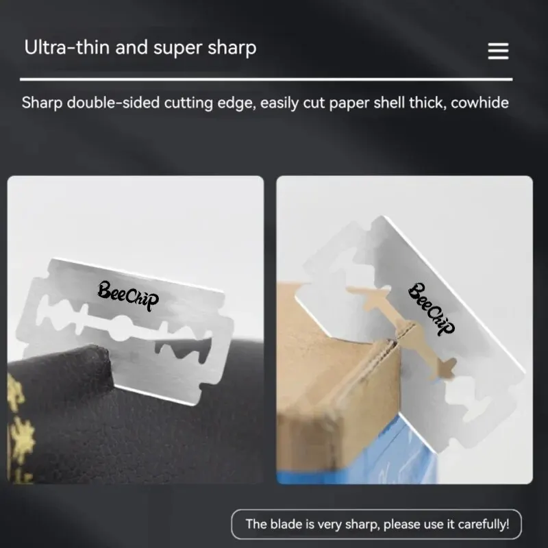 Брендовые стальные лезвия BeeChip Nerhua компактные портативные мужские для бритья