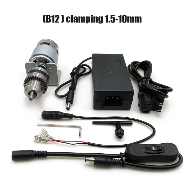 

Мощный миниатюрный сверлильный станок «сделай сам» с высокоскоростным двигателем 775 для резки, шлифовки и полировки