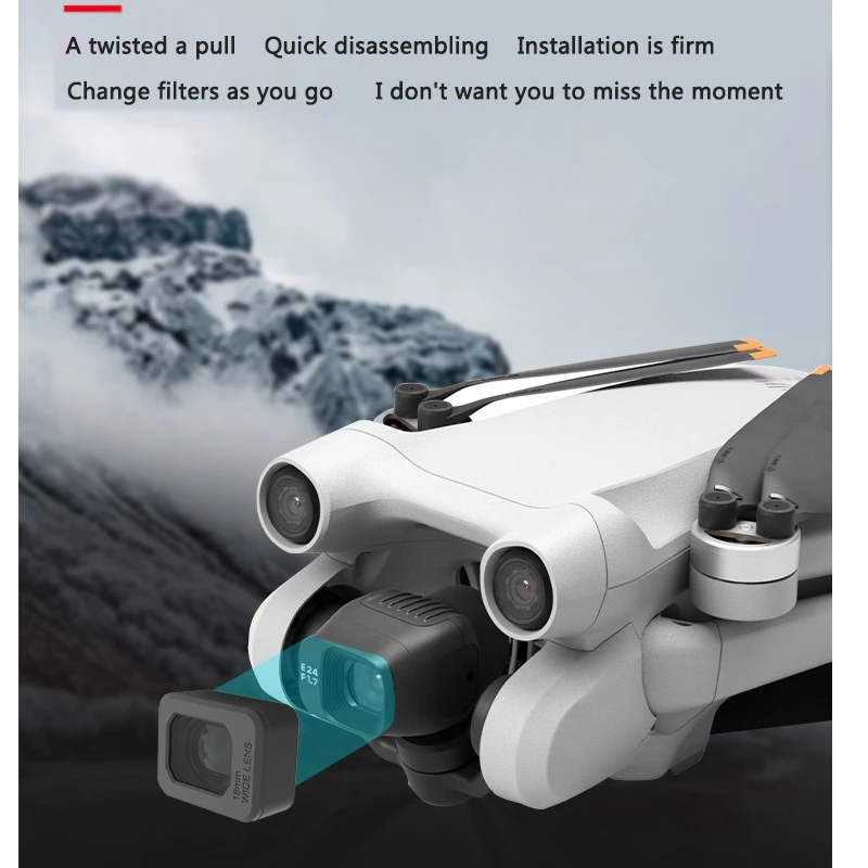 

Lens 18mm wide angle lens filter for dji mini 3pro drone accessories