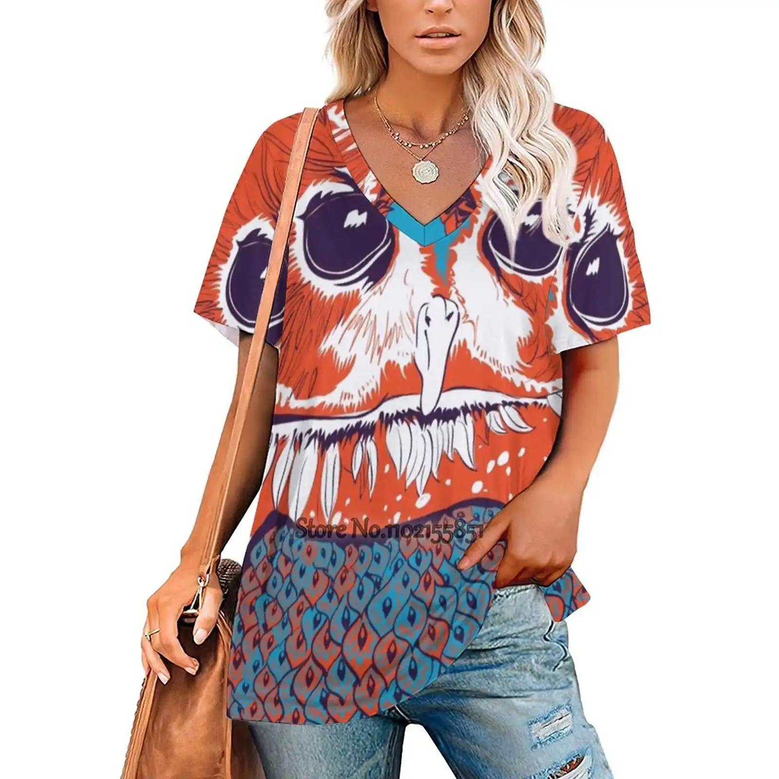 Женская футболка Hoo повседневные футболки с коротким рукавом женские свободные