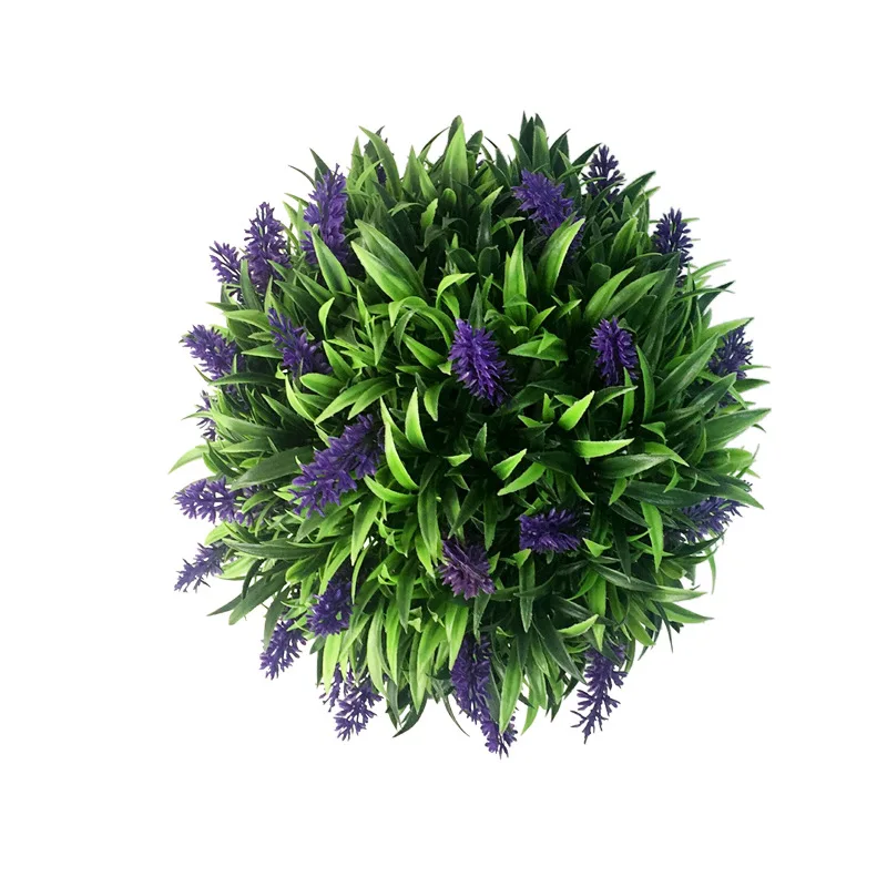 

Simulation plant lavender ball green plant handicraft store wall decoration grass ball artificial plastic grass ball wholesale