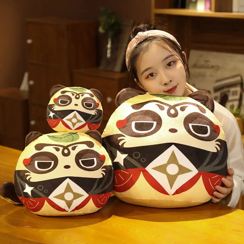 

44cm Anime Game Plush Doll Transformed Civet Cat Ninja Doll Cute Pillow Kawaii Game Peripheral Toys Stuffed Animals Best Gift