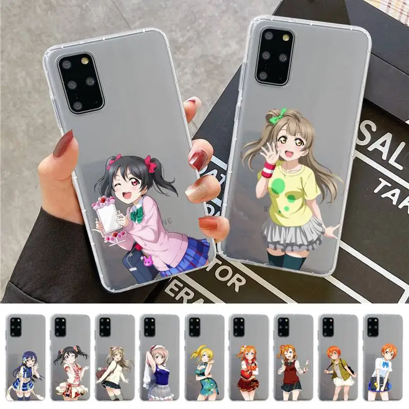 

YNDFCNB Love Live School Idol Diary Phone Case For Samsung A 10 20 30 50s 70 51 52 71 4g 12 31 21 31 S 20 21 plus Ultra