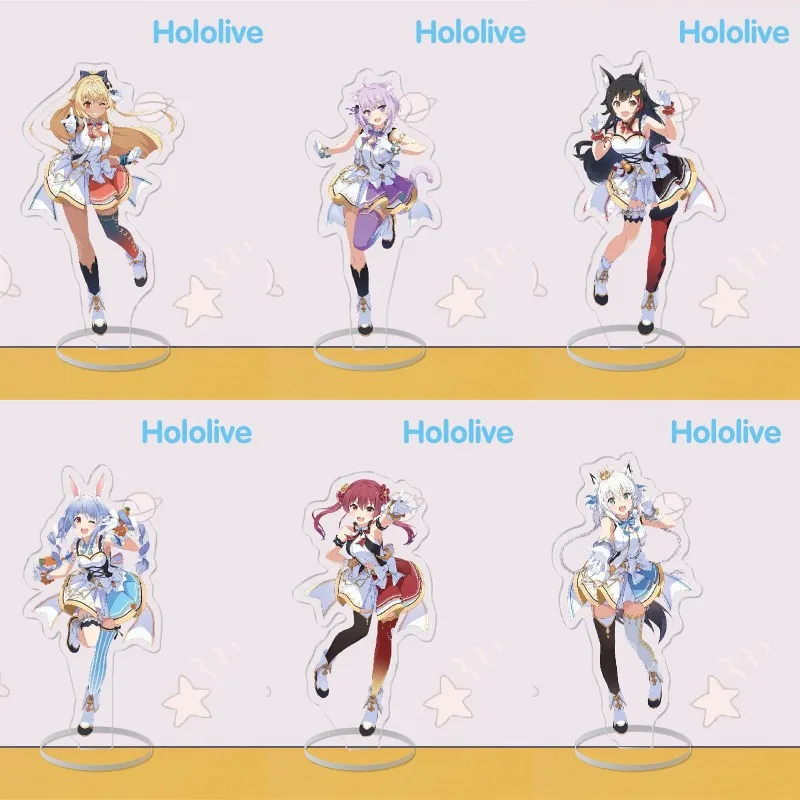 

Hot Anime Hololive Vtuber Cosplay Acrylic Figure Usada Pekora Uruha Rushia Hosimati Suisei DIY Stand Model Desk Decor Fans Gift