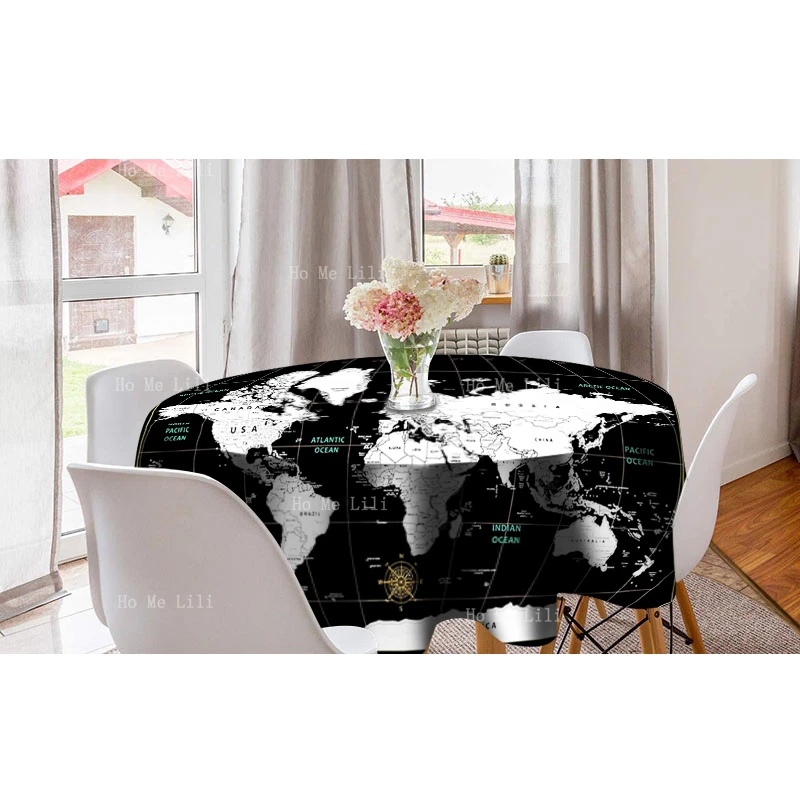 Металлическая карта мира без границ Декор компас винтажная старинная потертая