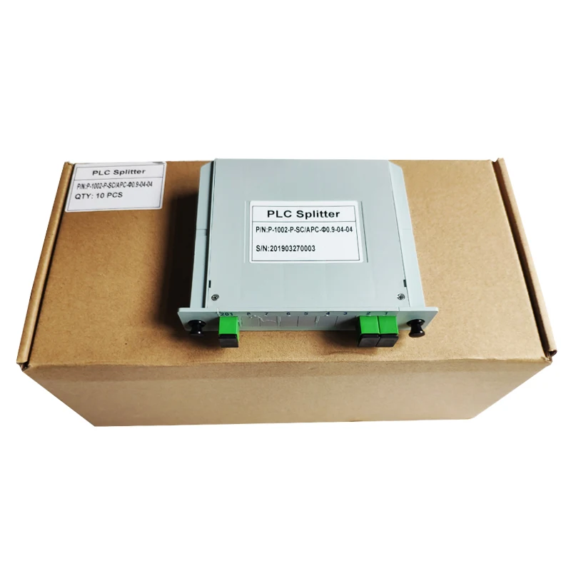 Рисунок 4 - ПЛК кассета SC APC 1X2 волоконно-оптический