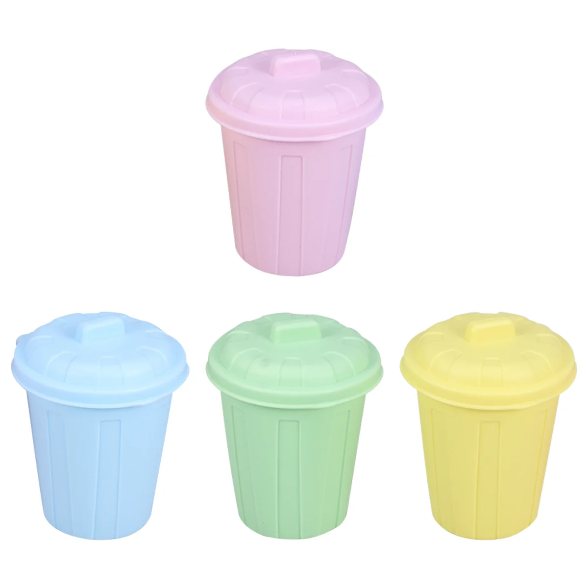 

Can Trash Mini Garbage Desktop Bin Car Office Wastevehicles Table Toy Tabletop Cans Holder Container Basket