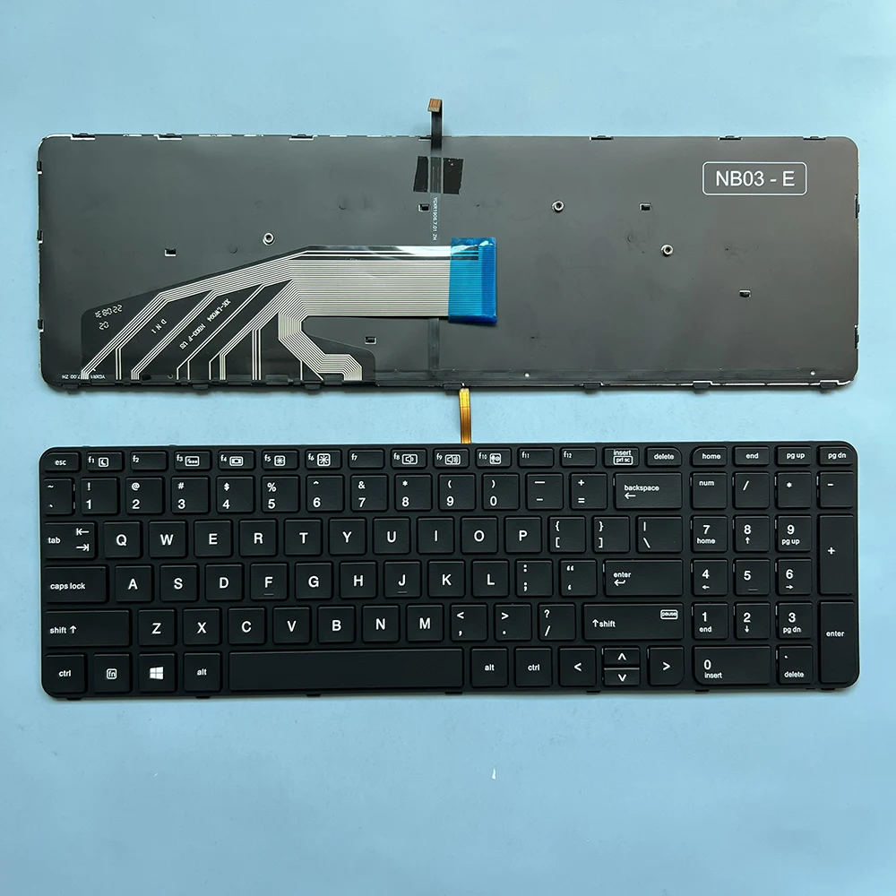 

650 G3 US Russian Keyboard For HP ProBook 450 G3 455 G3 450 G4 455 G4 470 G3 650 G2 G3 655 G2 Laptop With Frame Backlit RU