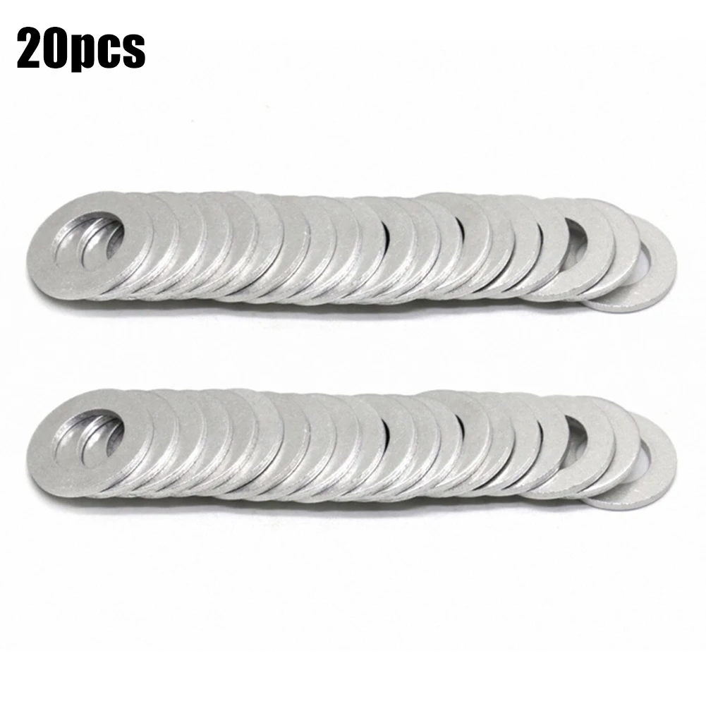 

20x Car Accessories M14 Oil Drain Plug Gasket 0.83 Inch Crush Washer 90430-12031 For Toyota Parus Tundra Oil Drain Plug Gasket
