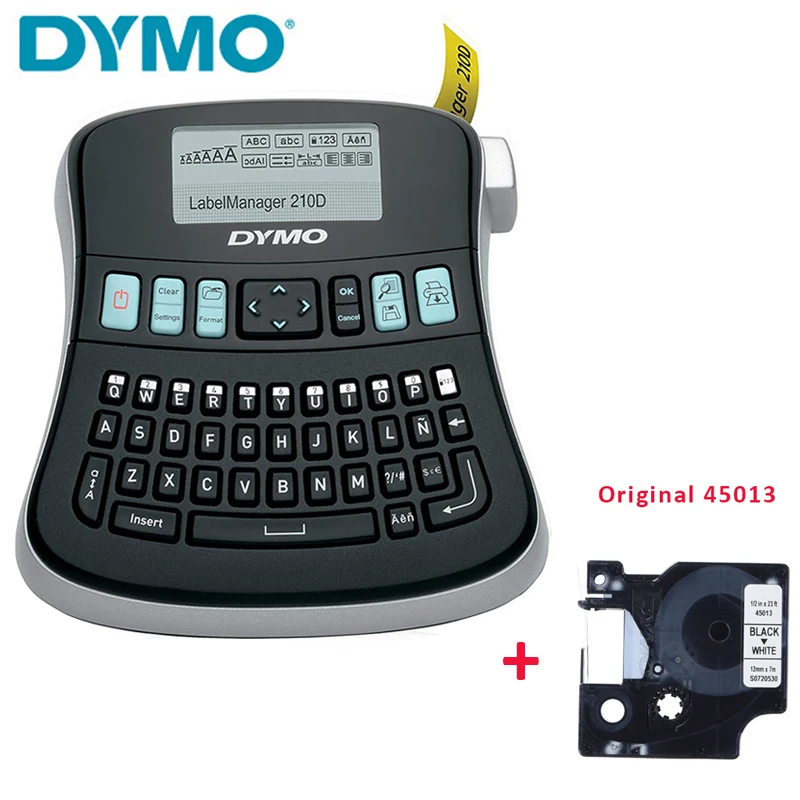 Фото DYMO LM160/DYMO LM280/DYMO LM-420P этикетка для 6 мм/9 мм/12 мм/19 мм 45013 45010 45018 45021 45023 40913 43613 менеджер этикеток №5