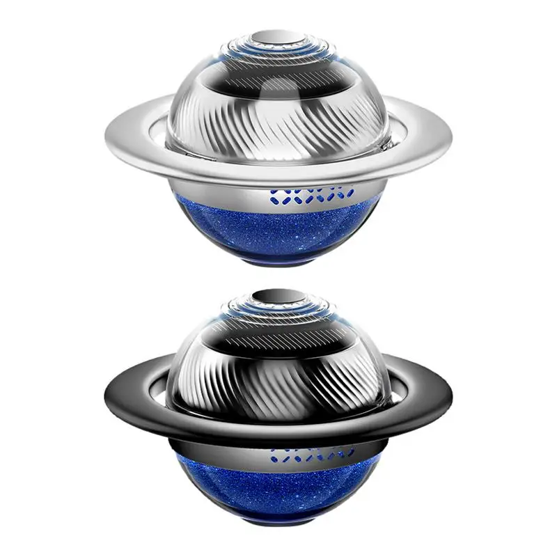 

Auto Air Freshener Rotating Diffusing Perfume Automotive Planetary Solar Powered Air Diffuser Car Planetary Solar Aromatherapy