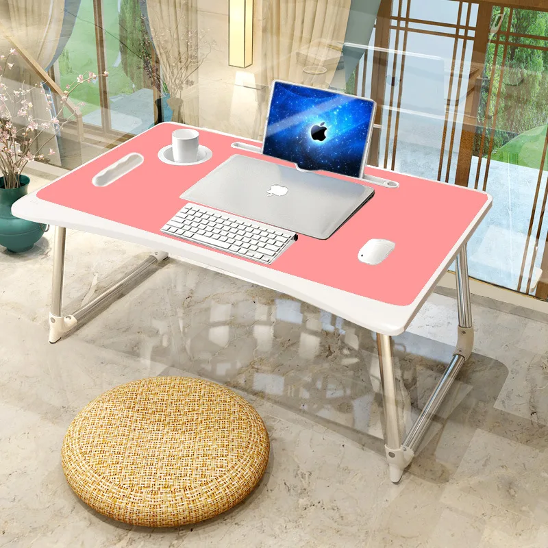 

Laptop Desk 2021 New Desk Bedroom Dormitory Folding Small Table Laptop Table High-grade Aluminum Alloy Injection Molding Side Fo