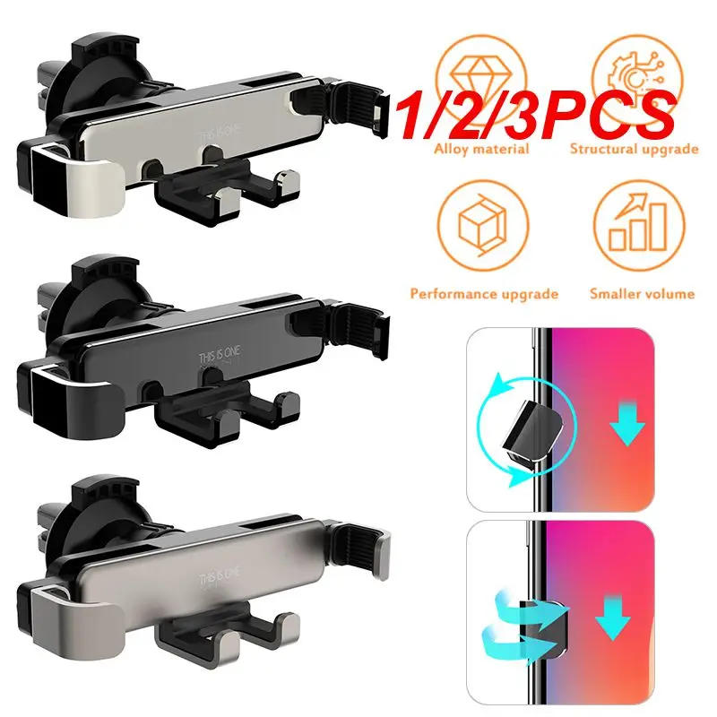 

1/2/3 шт., автомобильный мини-держатель из алюминиевого сплава