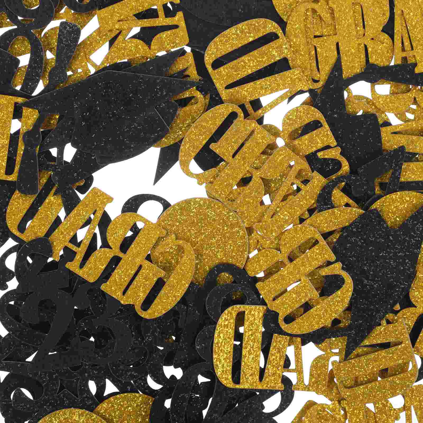 

Graduation Table Party Scatters School Decorations Senior Shiny Centerpieces Number Sparkly Gold Grad Congrats Supplies