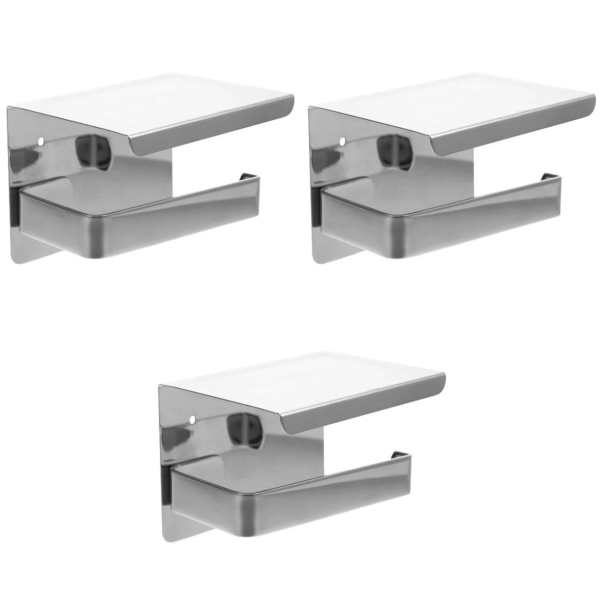 

3pcs Holder Rack Multipurpose Bathroom Storage Shelf
