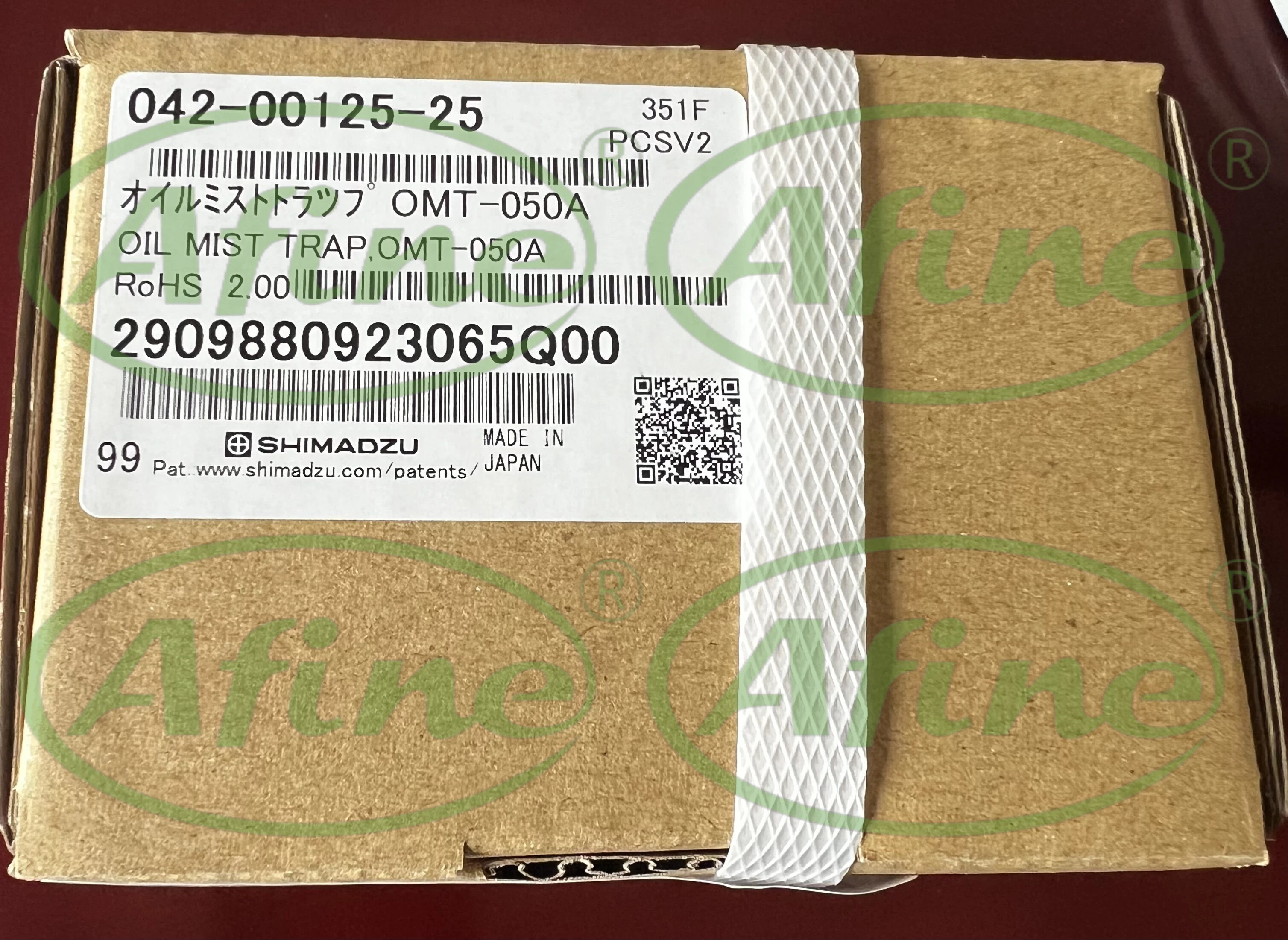 AFINE Shimadzu 042-00125-25 OMT-050A Фильтр масляного тумана для ICPE-9800/9820