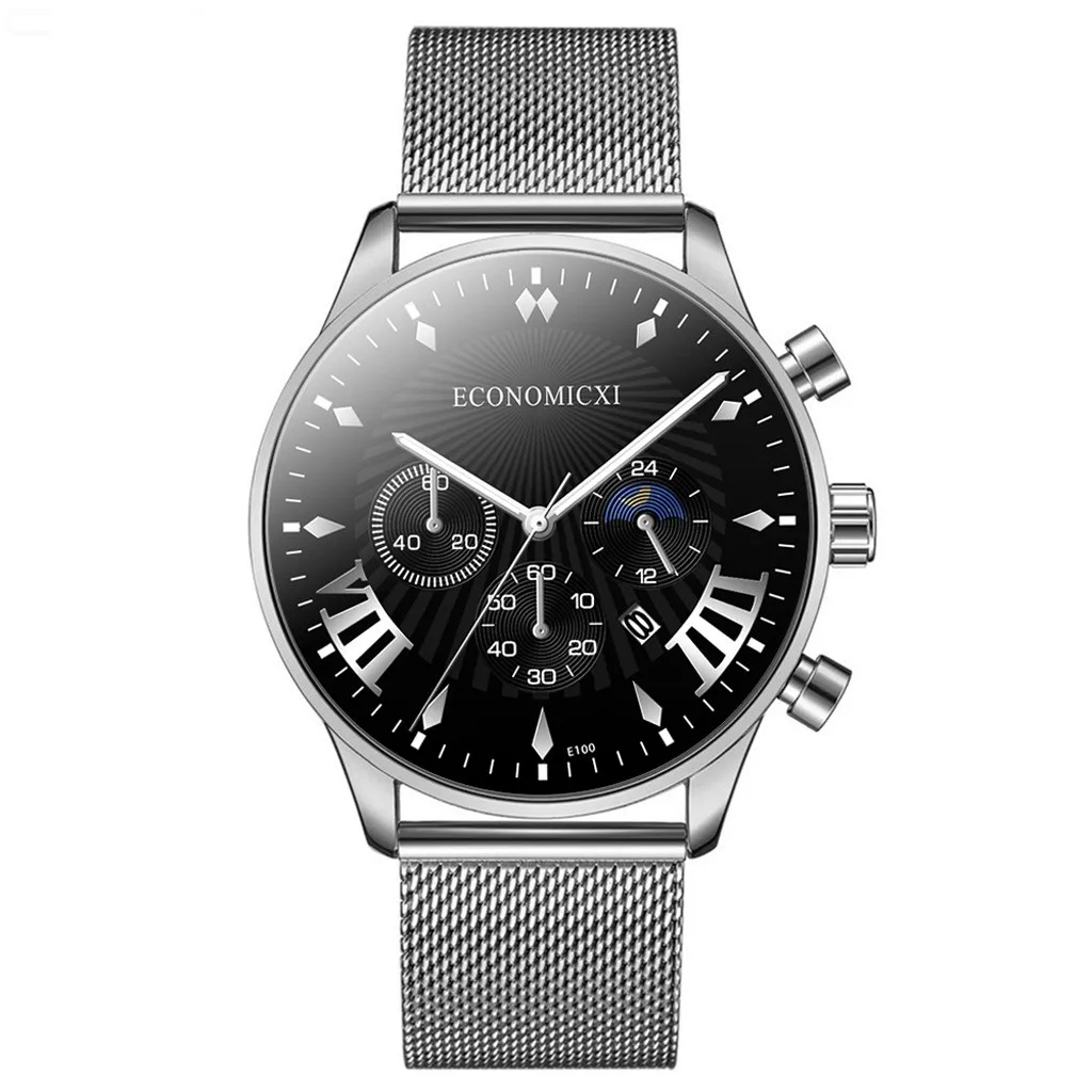 

2022 Sport Mens Watches Luxury Business Quartz Watch Casual Slim Mesh Steel Sport Wristwatch Relogio Masculino Classic Clocks
