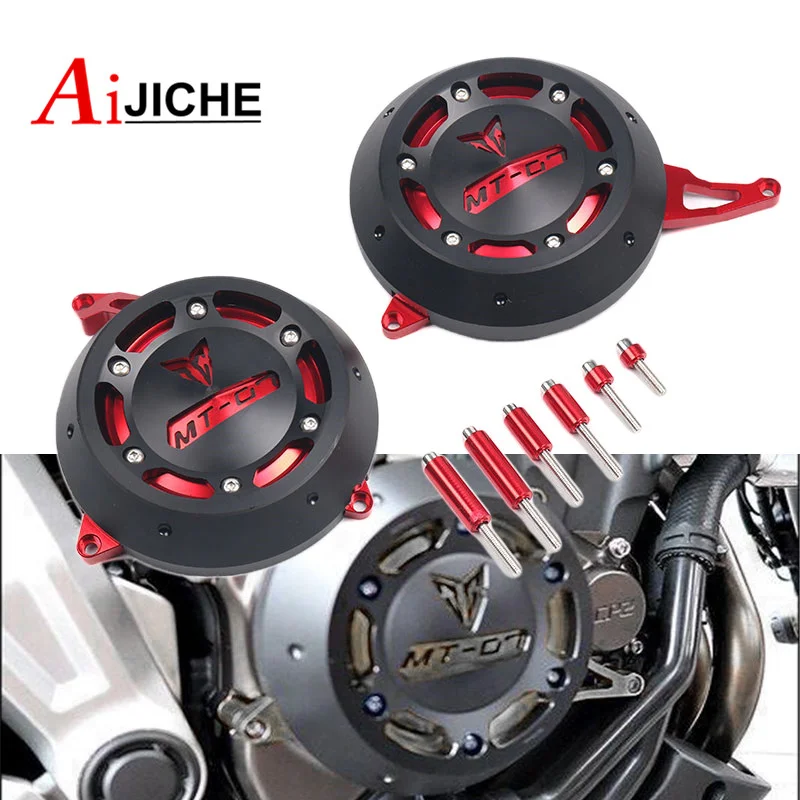 

For YAMAHA MT-07 MT07 MT 07 FZ-07 FZ07 2014-2020 Motorcycle Engine Stator Case Cover Engine Protective Cover Protector