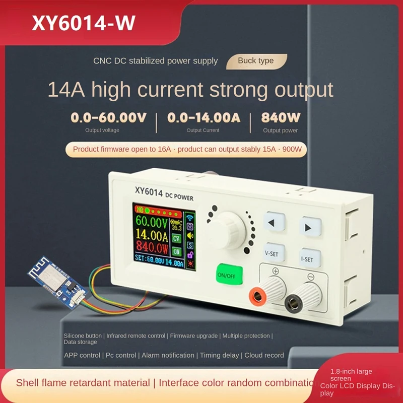 XY6014-W CNC Adjustable DC Stabilized Voltage Powers Supply With Wifi Communication Module 900W Step-Down Module